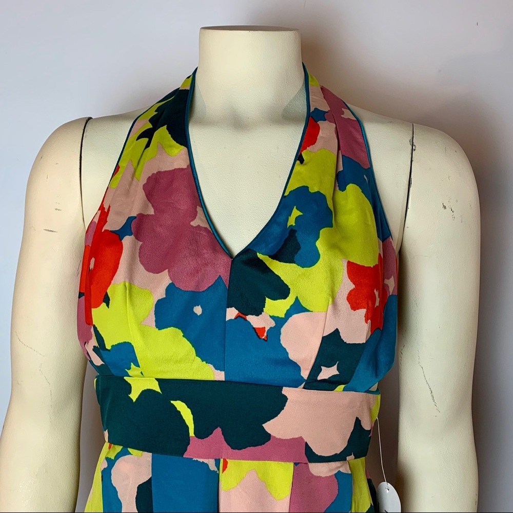 Jessica Simpson Halter Fit And Flare Floral Dress - Picture 4 of 7